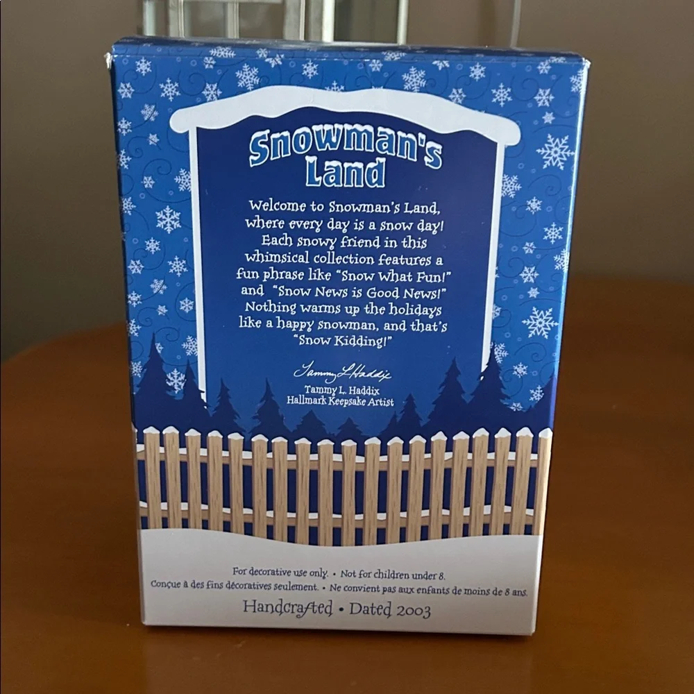 Hallmark Keepsake Snowman’s Land Ornament